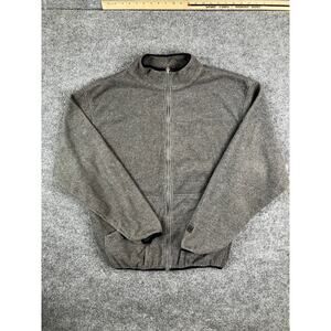 Wilson Jacket Mens XL Gray Full Zip Lightweight Casual Fleece Blend Outerwear